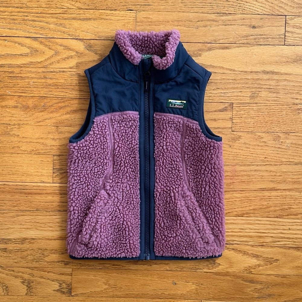 L.L. Bean Toddlers' Sherpa Fleece Vest 3T
